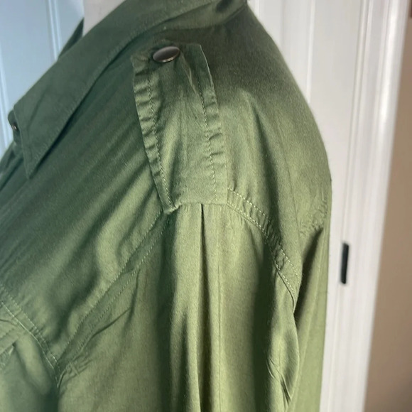 Lucky Brand Utility Shirt Jacket Sz 2X - Picture 5 of 10